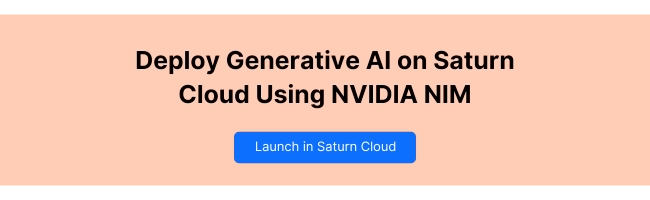 Deploy generative AI on saturn cloud using NVIDIA NIM