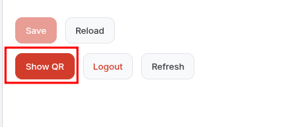 OpenClaw WhatsApp show QR button