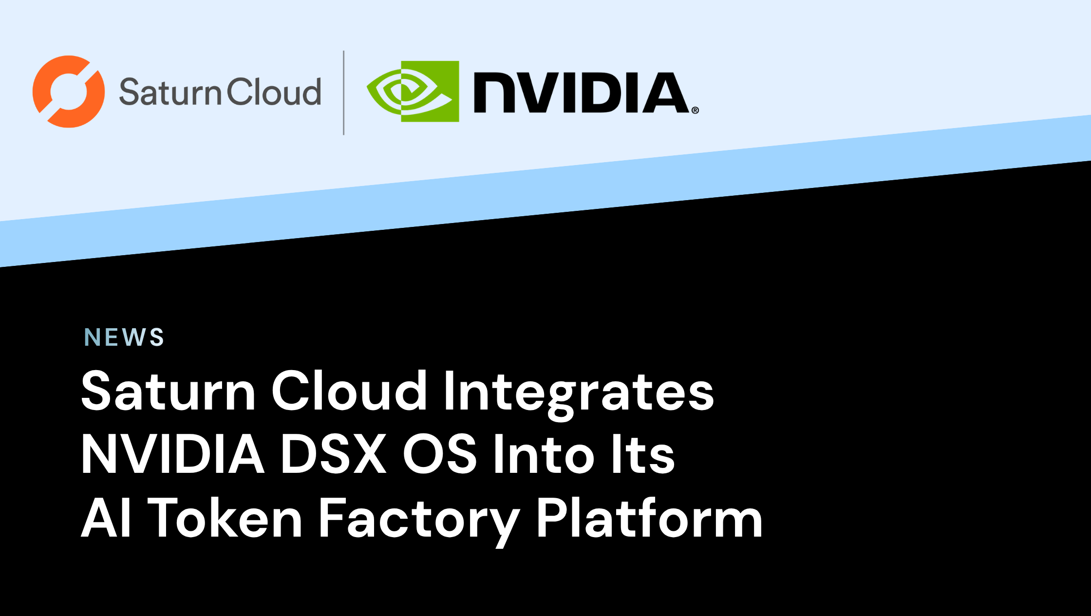 Integrating NVIDIA DSX OS Into the Saturn Cloud Token Factory