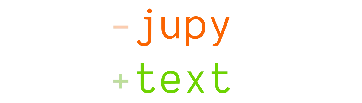 Jupytext Logo