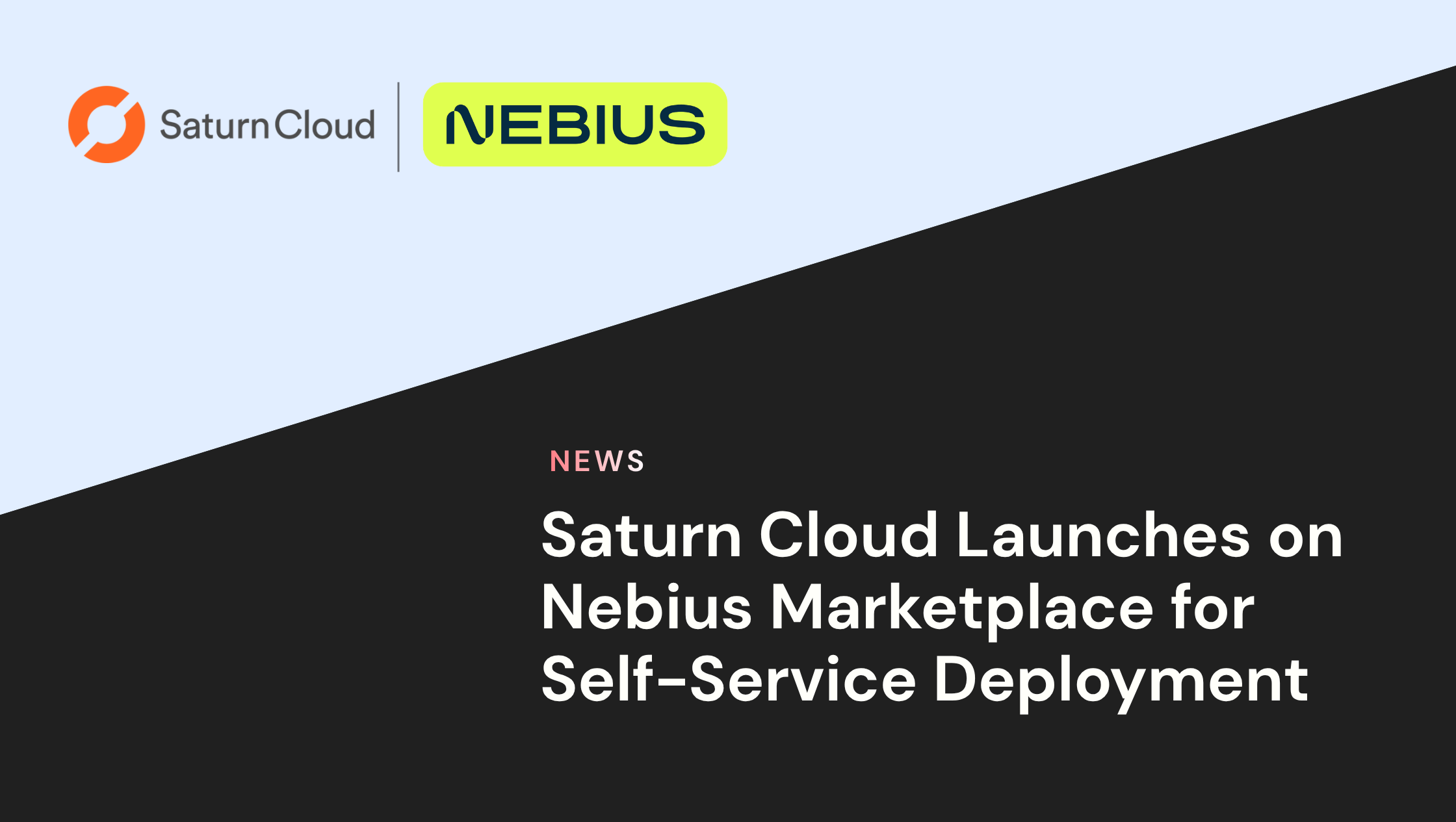 Saturn Cloud Is Now Available for Self-Service Deployment in the Nebius Marketplace