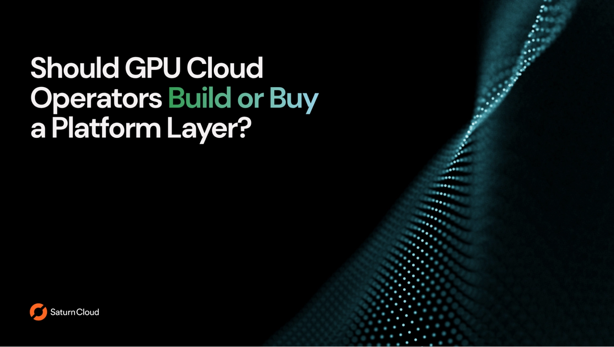 Why GPU Clouds Need a Platform Layer