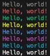 Text Terminal Colors
