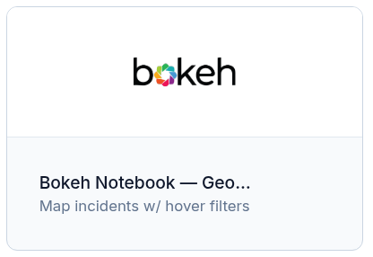 Bokeh Geo Visualization Preview