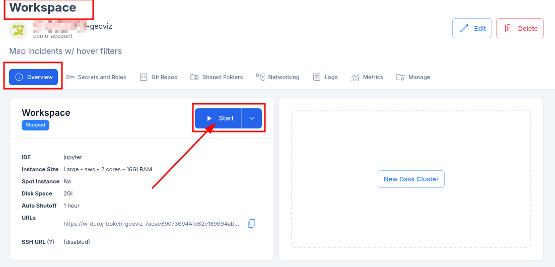 Start Template Resource