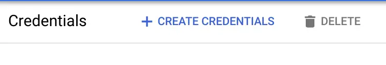 create creds in google cloud