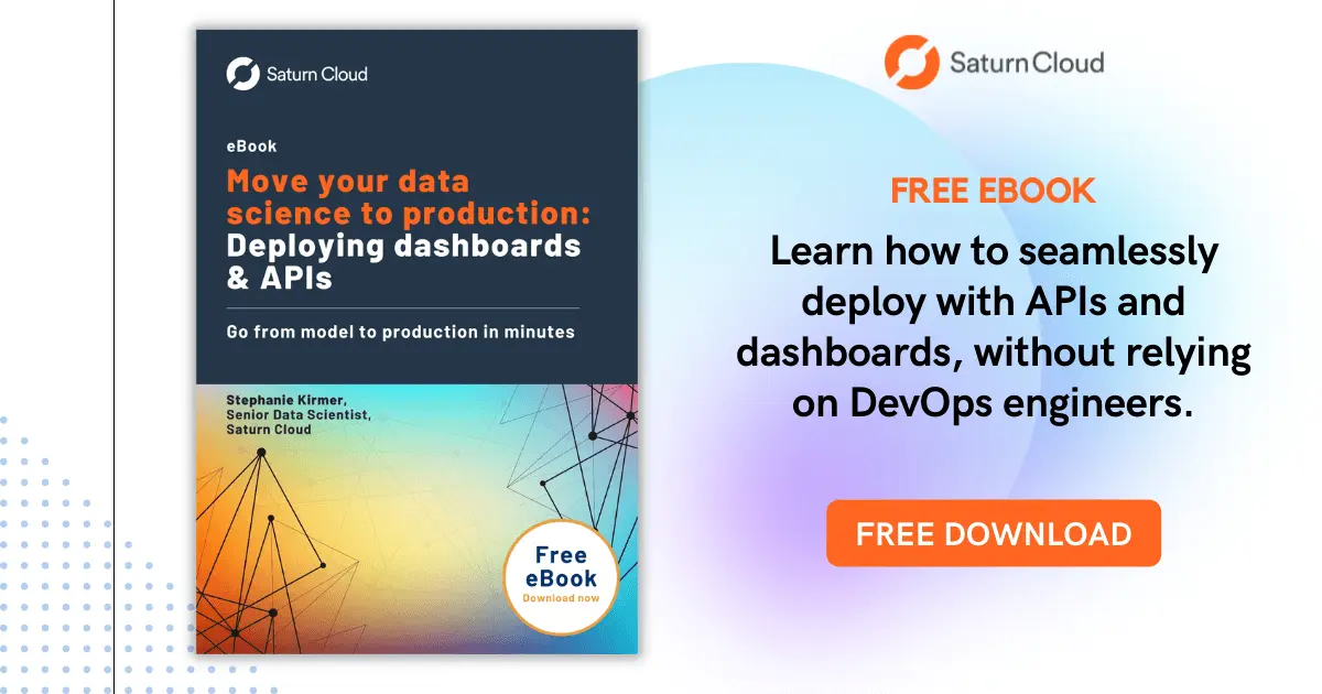 Free EBook | Move Your Data Science To Production: Deploying Dashboards ...