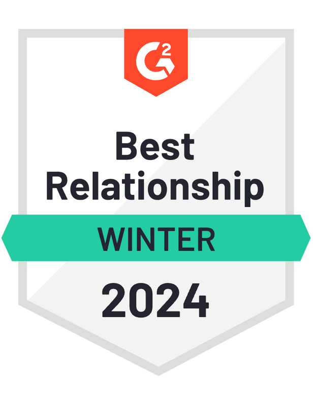 Best relationship winter 2024 badge
